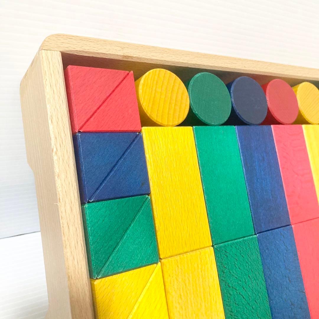 伸芽会 教材のつみき 木のおもちゃ 知育玩具 積み木 - メルカリ
