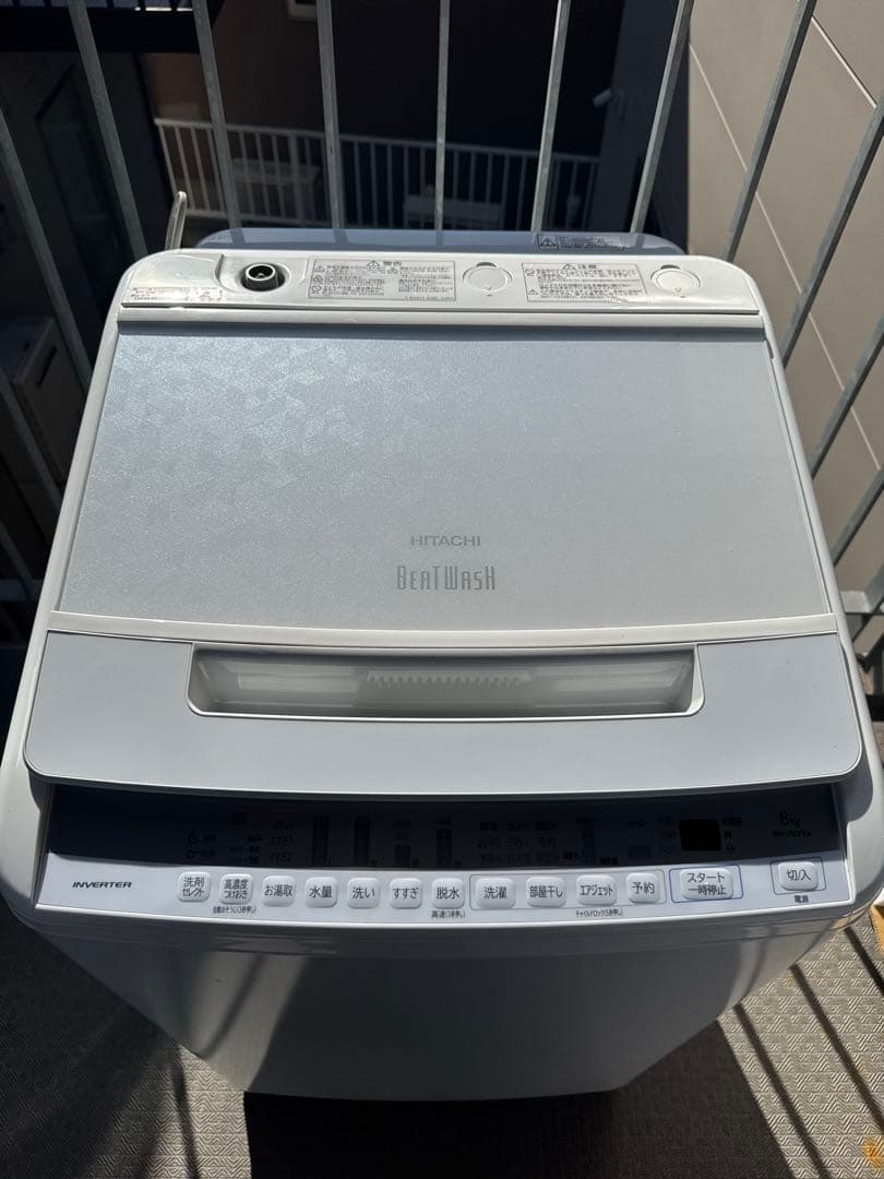 ★ロデム★ 8kg 縦型洗濯機 本体 ホワイト