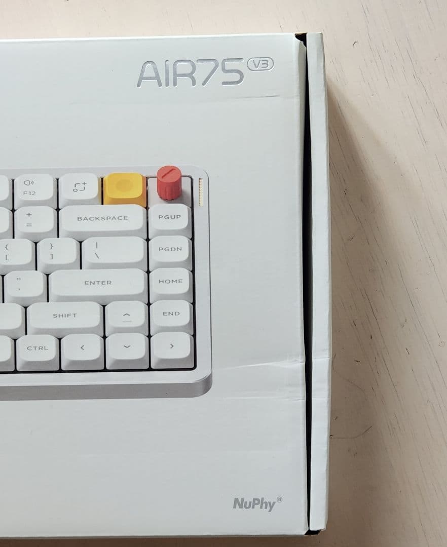 茶軸へ変更可】NuPhy AIR75 v3 red nano US配列 - メルカリ