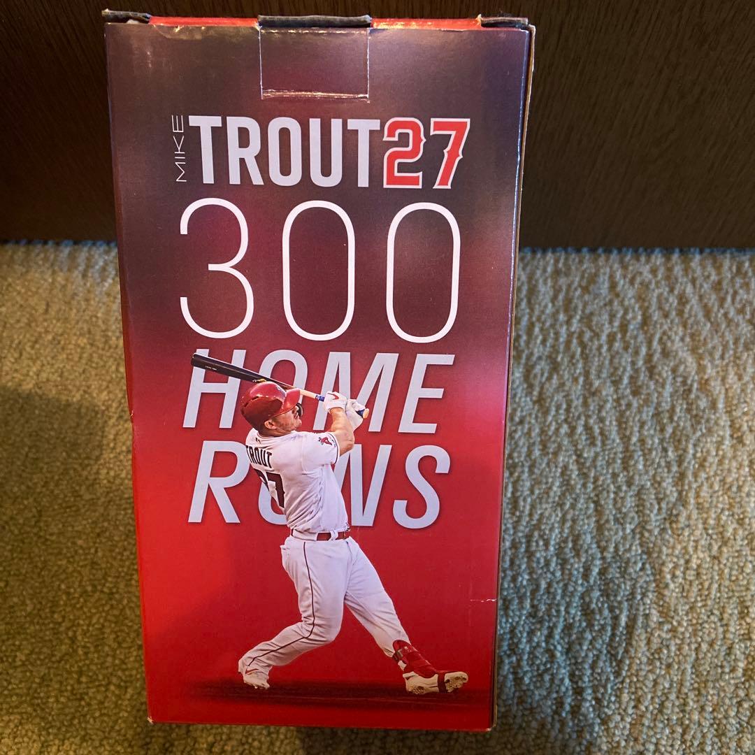 MLB ボブルヘッド マイク・トラウト 300号記念 限定品/エンゼルス