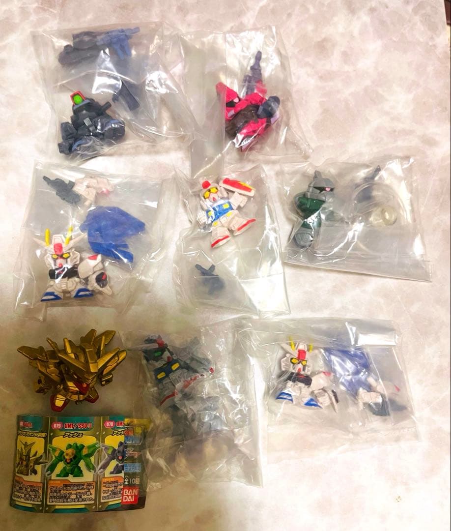 ガシャポンＳＤガンダムフルカラーカスタム ０８セット