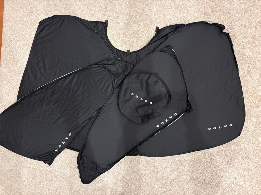 【kj】ボルボ XC60 純正 ワンタッチ フロント&サイド サンシェード