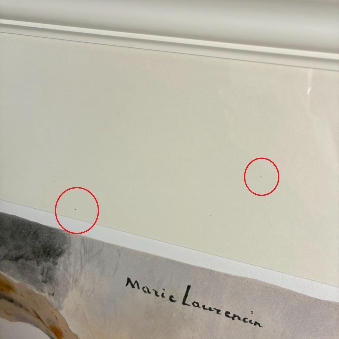 マリー・ローランサン「ギターを持つ乙女」リトグラフ 作品保証書有