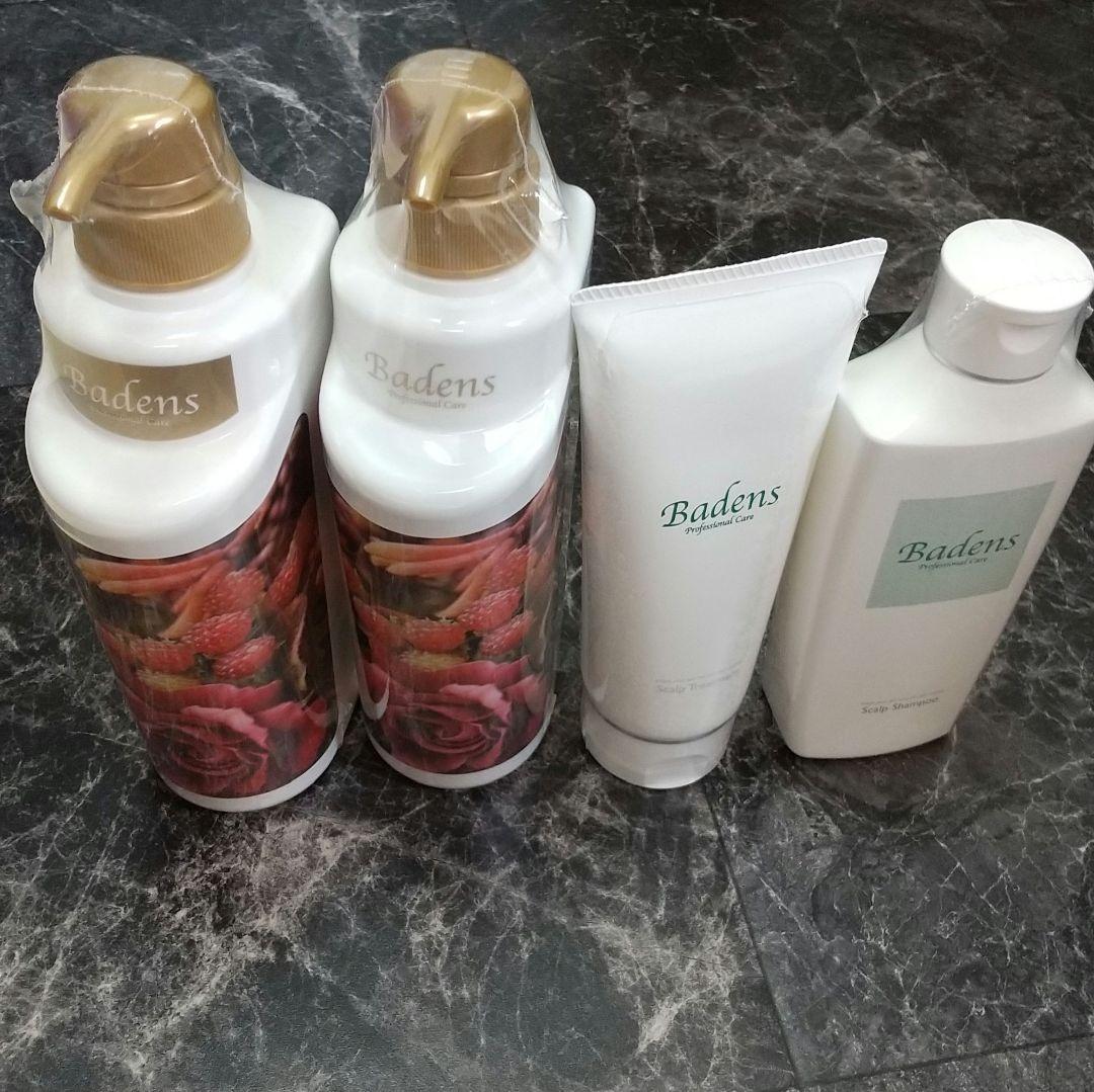 【新品未開封】バーデンス ウッディシャンプー&トリートメント ボトル計4点セット