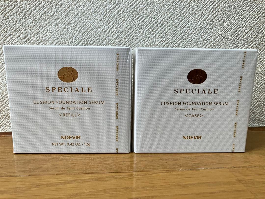 ノエビア スペチアーレクッション ファンデーションL1（リフィール）＆ケース スペチアーレ｜薬用クッションファンデーションセラム リフィール