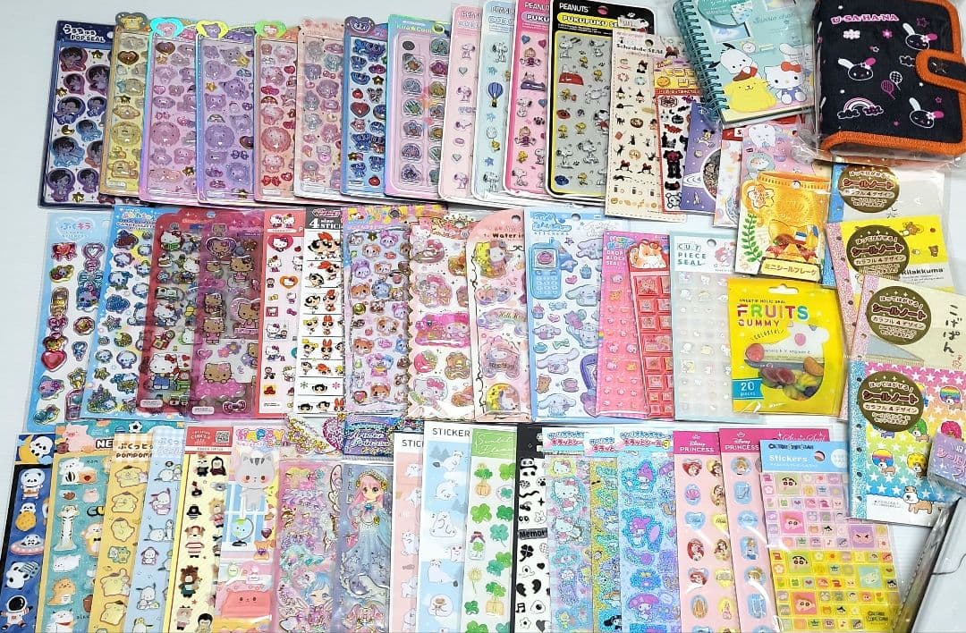 国内正規品　シール　シール帳　まとめ売り　57点セット　うるちゅるポップシール