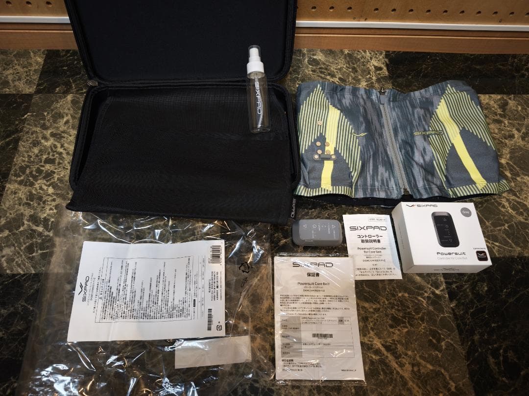☆彡SIXPAD パワースーツ コアベルト Mサイズ　グレー 備品