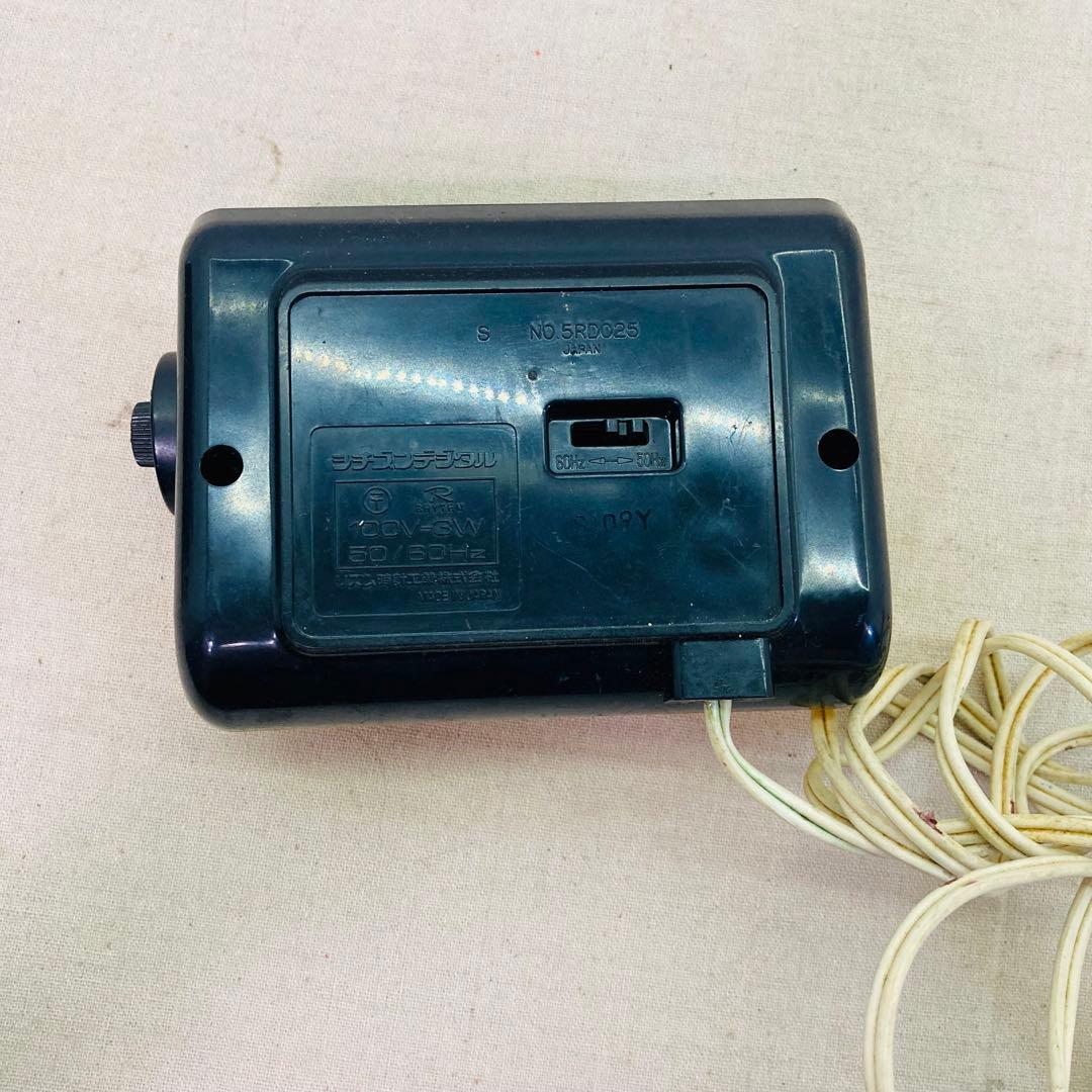 CITIZEN デジタル時計 ハイリーフ カーチス 5RDO25 パタパタ時計