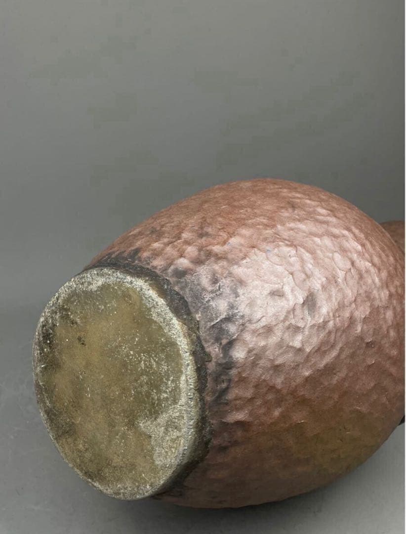 鍋島焼 名工 青山作 盛上釉彩瓢箪図 花瓶 飾壷 幾平 嘉秀 嘉仙 武右