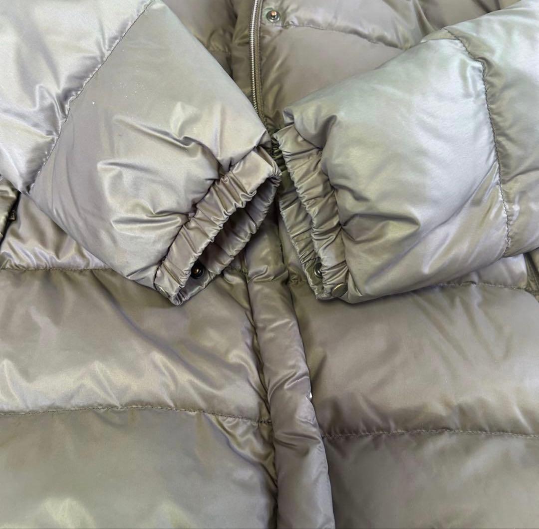 モンクレール メス ダウンジャケット フードファー付 00 グレージュ