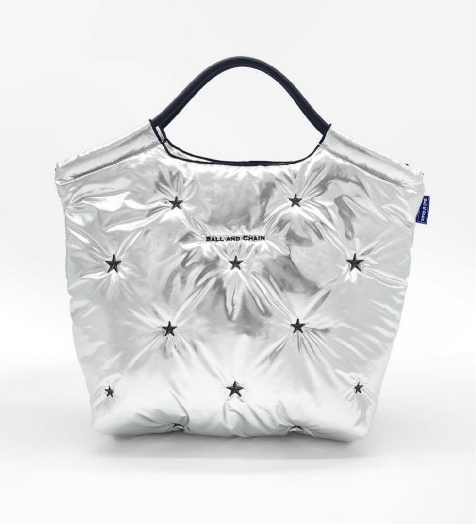 ボールアンドチェーン ETOILE エトワール シルバー中綿バッグ
