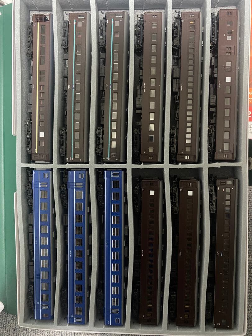 kato Nゲージ 旧型客車　12系客車　12両セット　全車室内灯搭載 12系客車 JR東日本高崎車両センター（オヤ12入り）を弄る。KATO 10