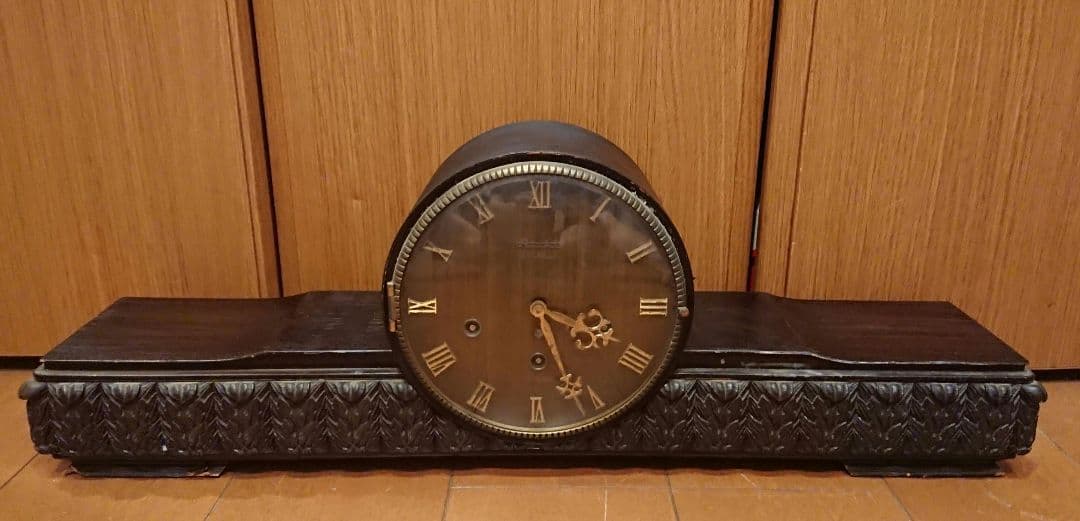 稀少 置き時計 愛知時計 AICHI 7JEWELS アンティーク ビンテージ 愛知時計製 置き時計AICHI 7JEWELS 14DAY ウエストミンスター チャイム