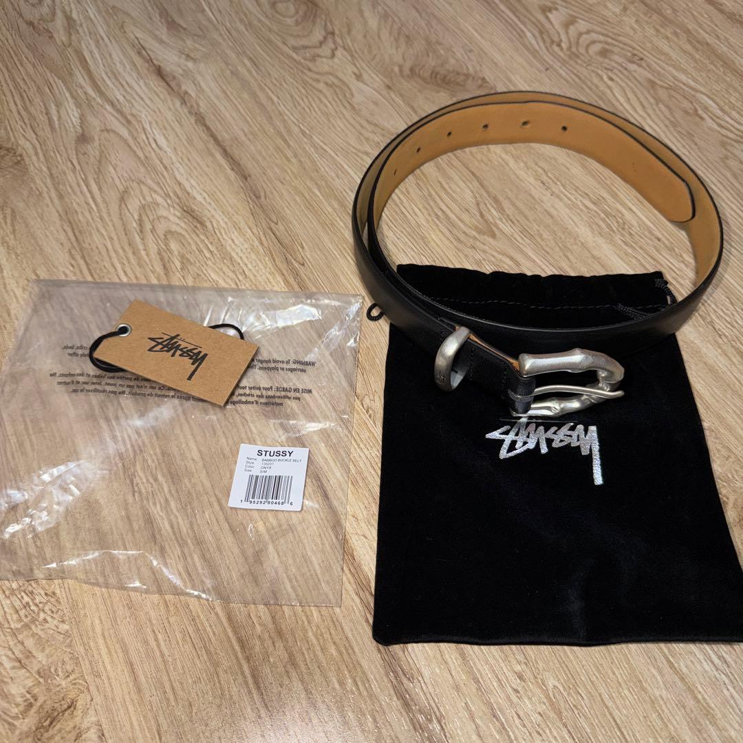 小物 STUSSY BAMBOO BUCKLE BELT s/m