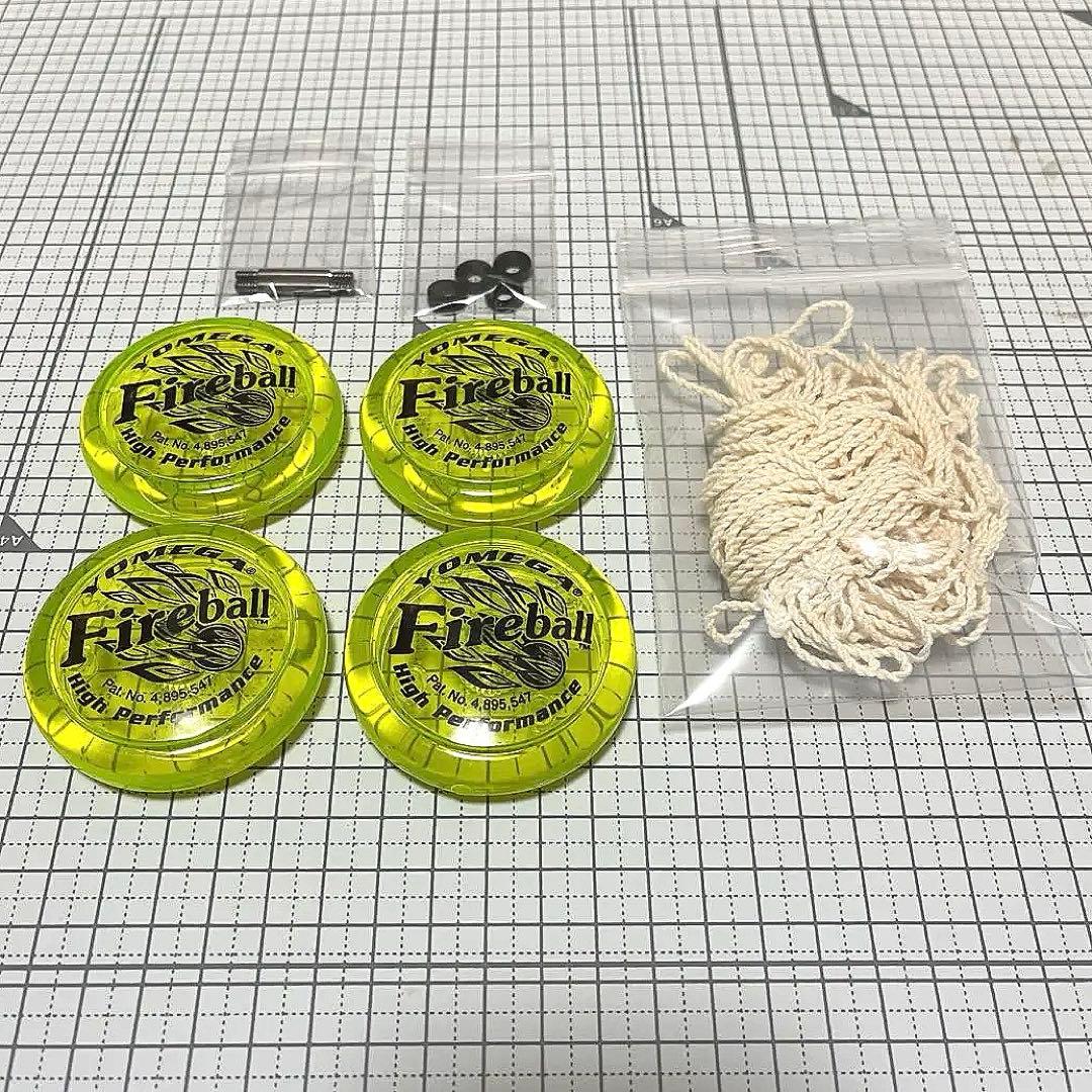 YOMEGA ファイヤーボール ナイスペセット 2個 イエロー ハイパー