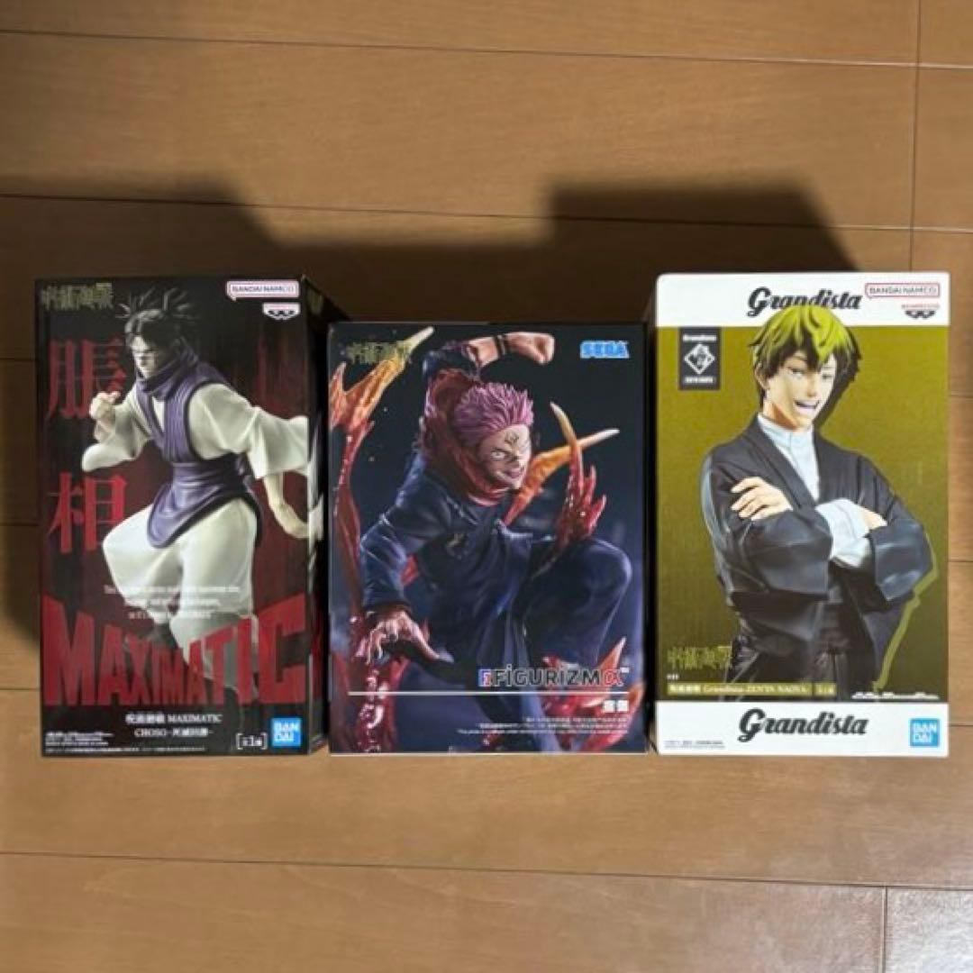 呪術廻戦 最新フィギュア 3点まとめ売り 宿儺 禪院直哉 脹相 - メルカリ