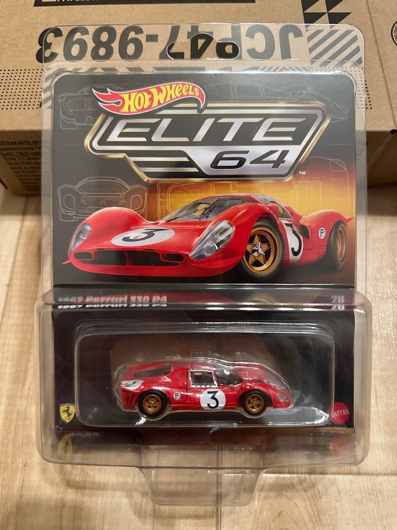 ミニカー Hot Wheels ELITE 64 1967 Ferrari 330 P4 Hot Wheels Elite 64 1967 Ferrari 330 P4 新品 未開封 2台セット