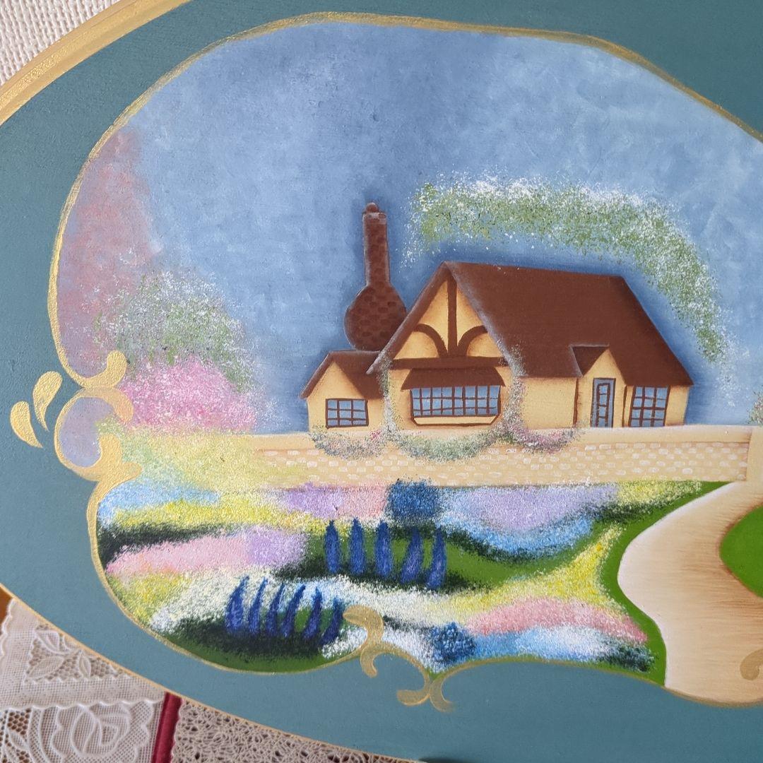 風景画トールペイント 楕円形 - メルカリ