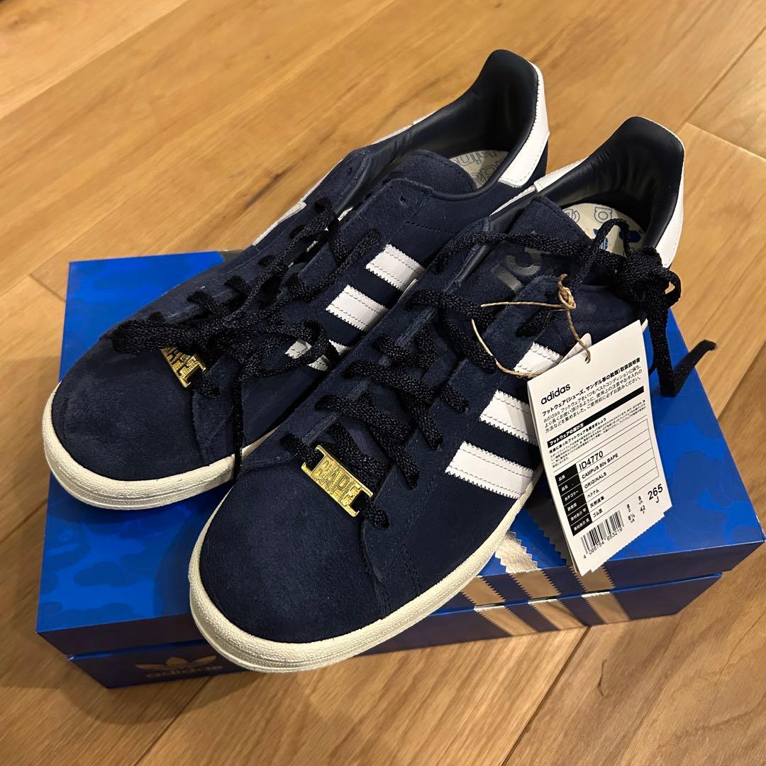 【新品】CAMPUS 80S BAPE x ADIDAS 26.5cm