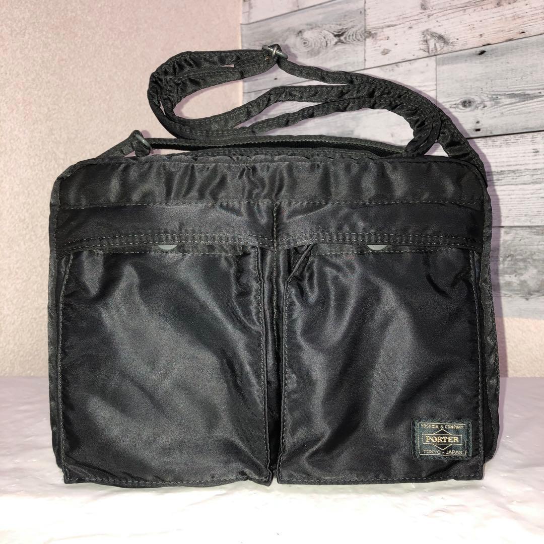 美品✨廃盤 ポータータンカー ショルダーバッグL ブラック 吉田カバン