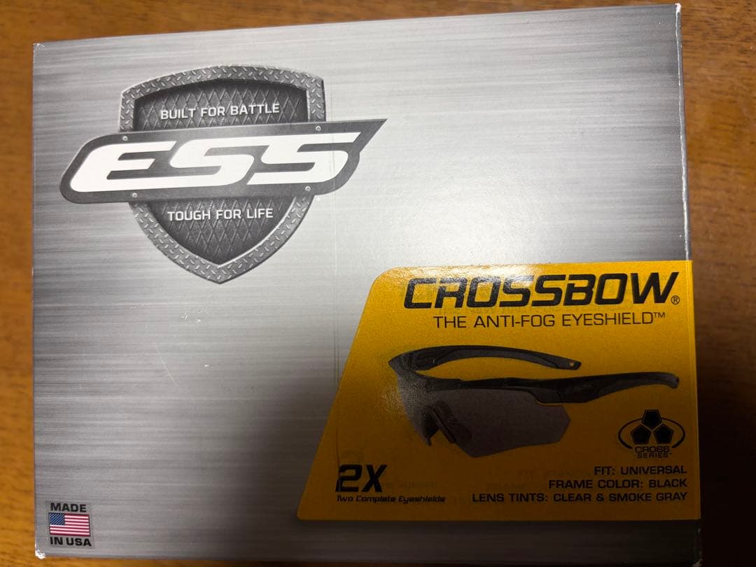 ESS CROSSBOW ゴーグル クリア & スモークグレー
