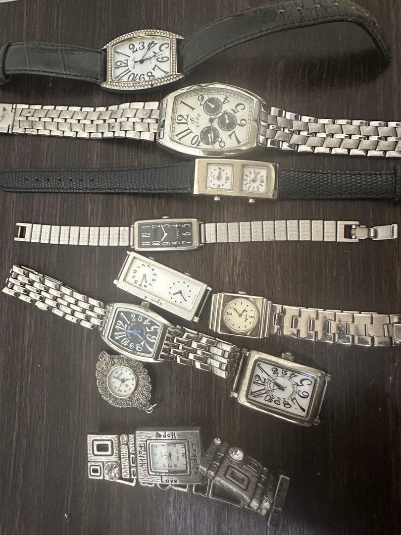 アナログ時計セット 多様なデザインジャンク - メルカリ