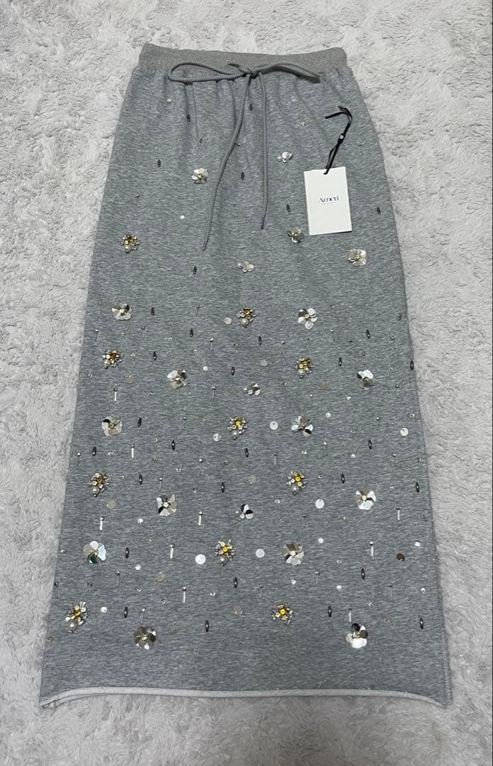 ameri vintage アメリBIJOU MOTIF SWEAT SKIRT