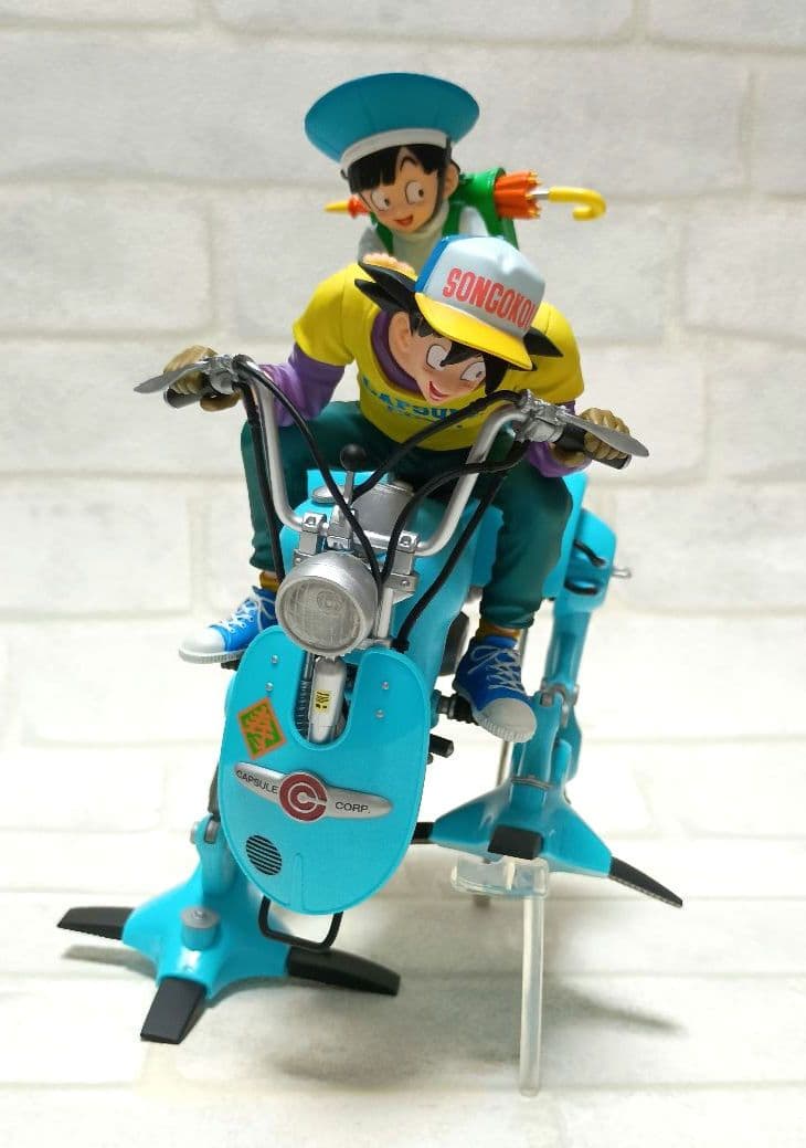 【ジャンク品 台座無し】 ドラゴンボール 一番くじ メカフィギュア 悟空 悟飯