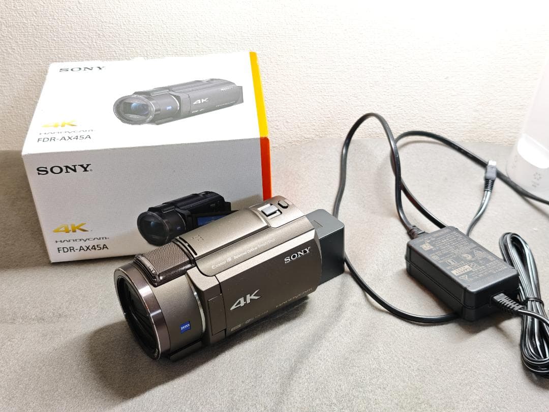 動作確認済み！SONY FDR-AX45A 4Kビデオカメラ 本体
