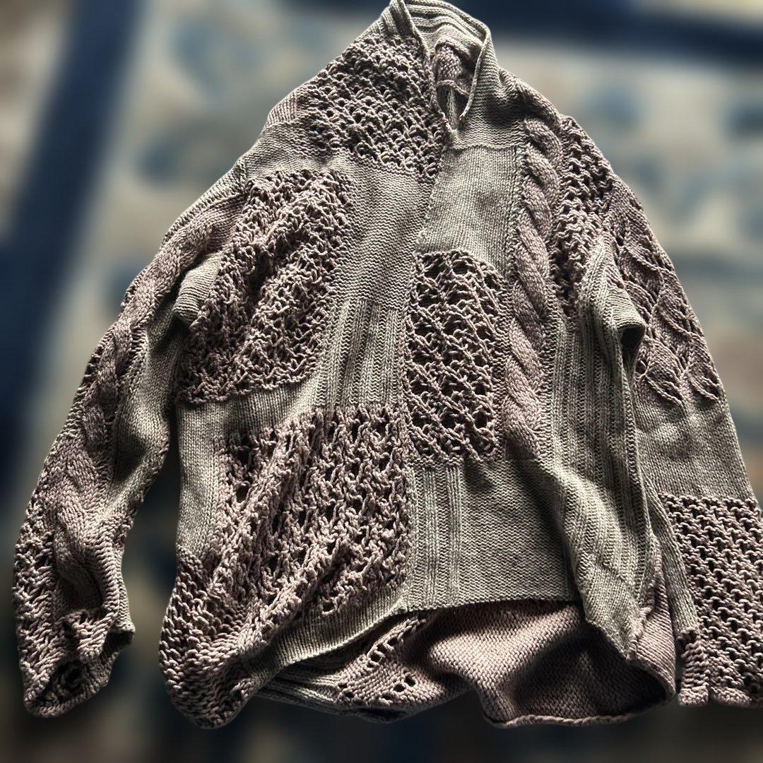 ヨーガンレール 春色 アルパカ混 網目ニュアンスニット 桃色 - メルカリ