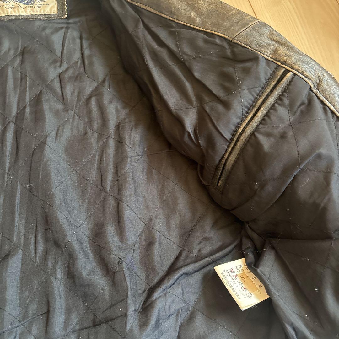 foorstep ライダース 革ジャン 牛革 エイジング ヴィンテージ Mサイズ