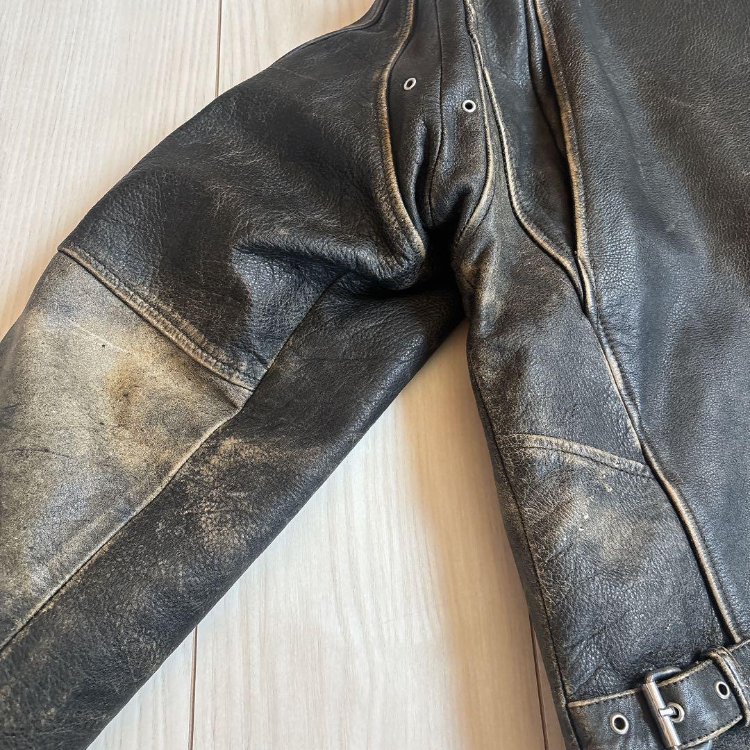 foorstep ライダース 革ジャン 牛革 エイジング ヴィンテージ Mサイズ