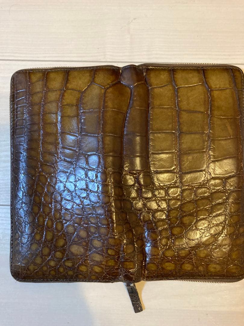 ジ*可様 人*ル様 GUCCI クロコ　長財布