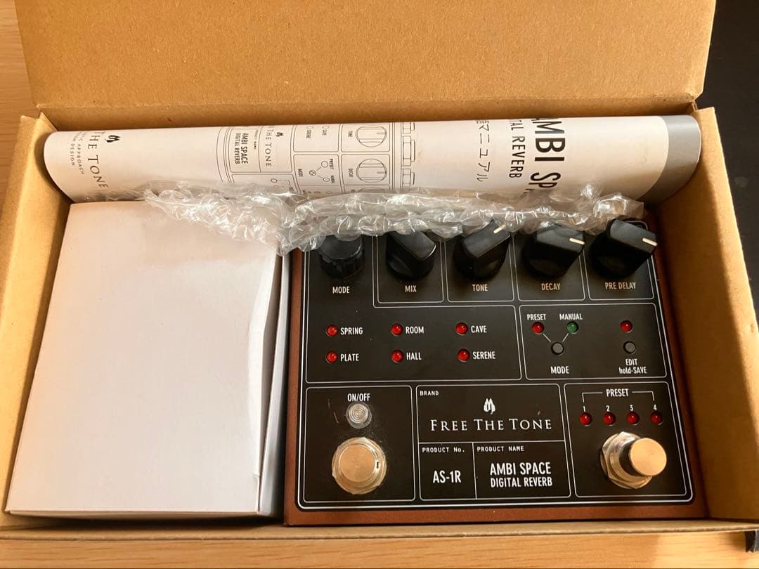 free the tone as-1r リバーブ　フリーザトーン