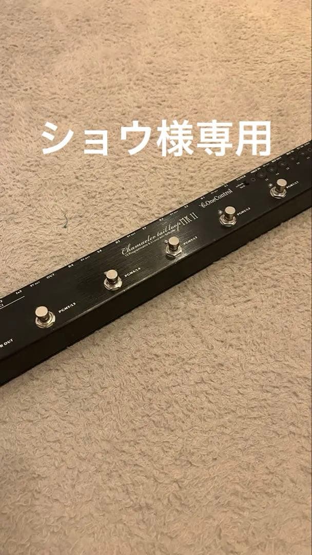 ギター One Control Chameleon Tail Loop MK II 失敗する前に】One Control Chamaeleo Tail Loop MKIIをライブで使った