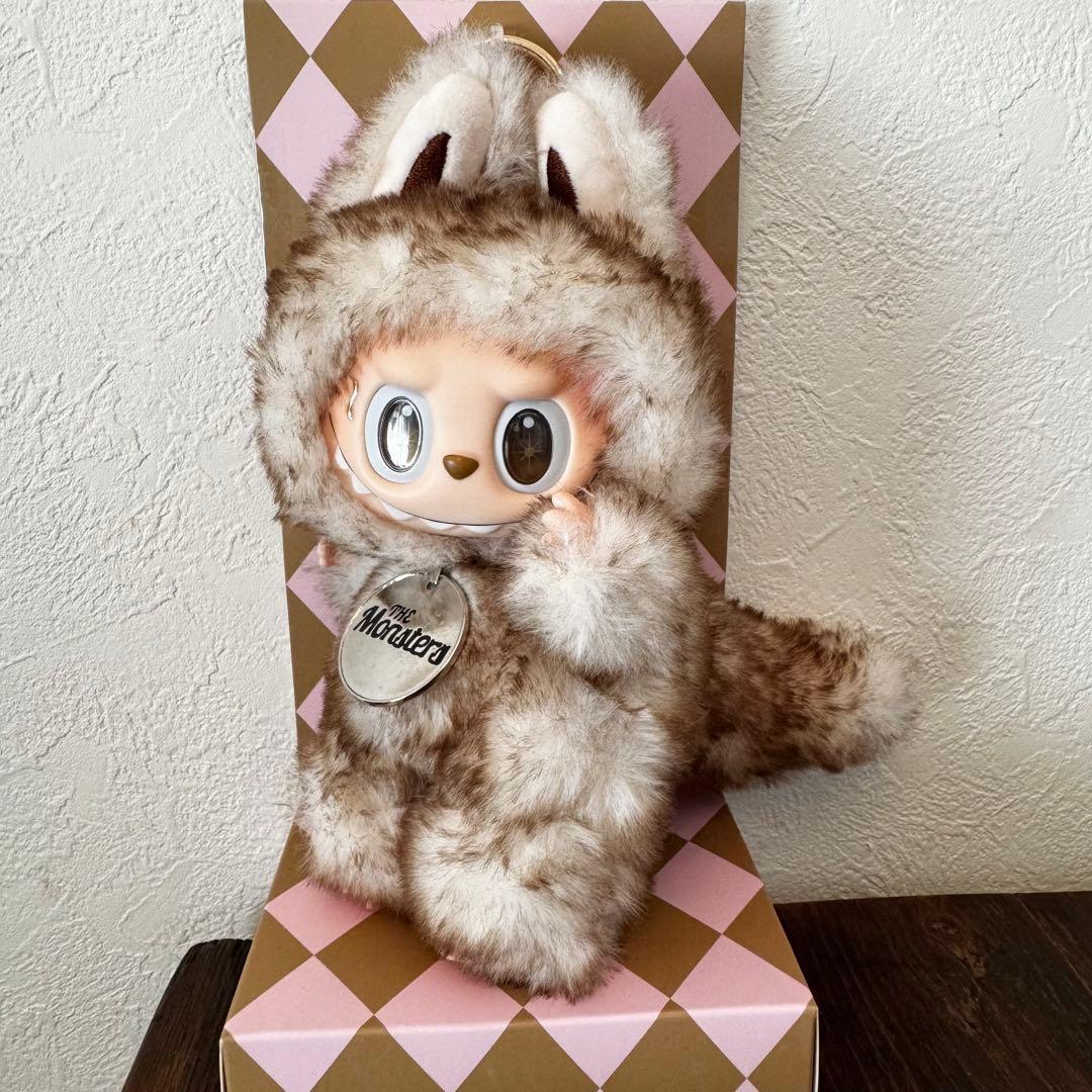 【海外限定】ZIMOMO LABUBUぬいぐるみキーホルダーCAKE