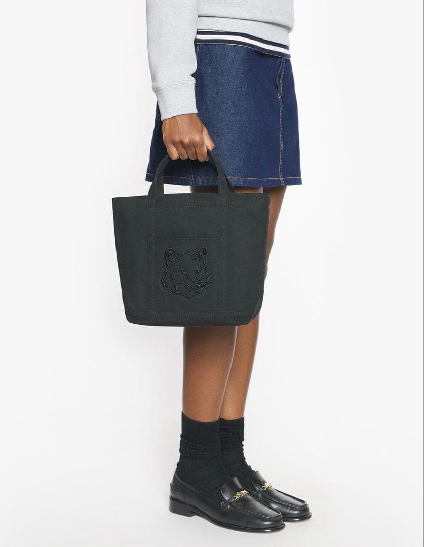 メゾンキツネ　フォックスヘッド スモール トートバッグ　ハンドバッグ