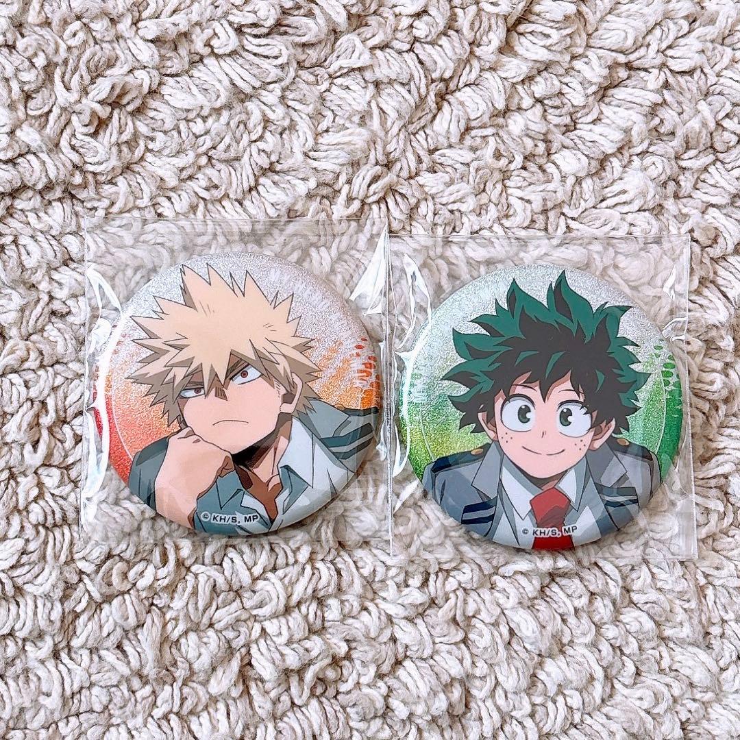 僕のヒーローアカデミア 緑谷出久 爆豪勝己 缶バッジ - メルカリ