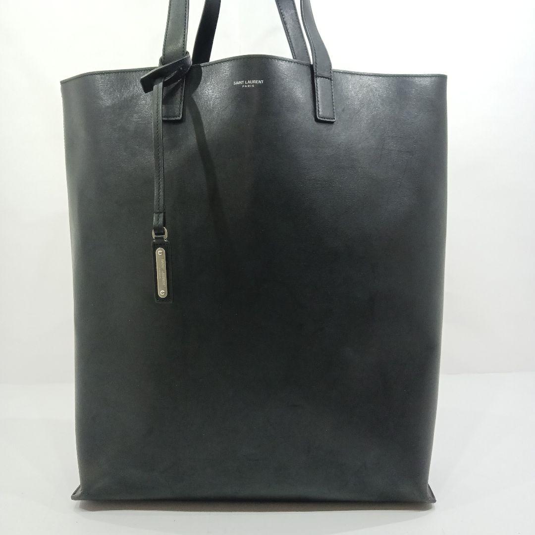 サンローラン トートバッグ レザー 大容量 肩掛け ブラック