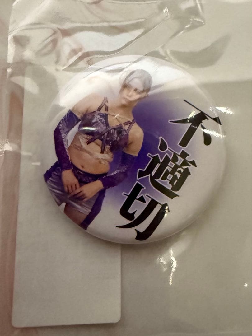 女子プロレス　マリーゴールド　非売品　缶バッジ　天麗皇希　缶バッチ