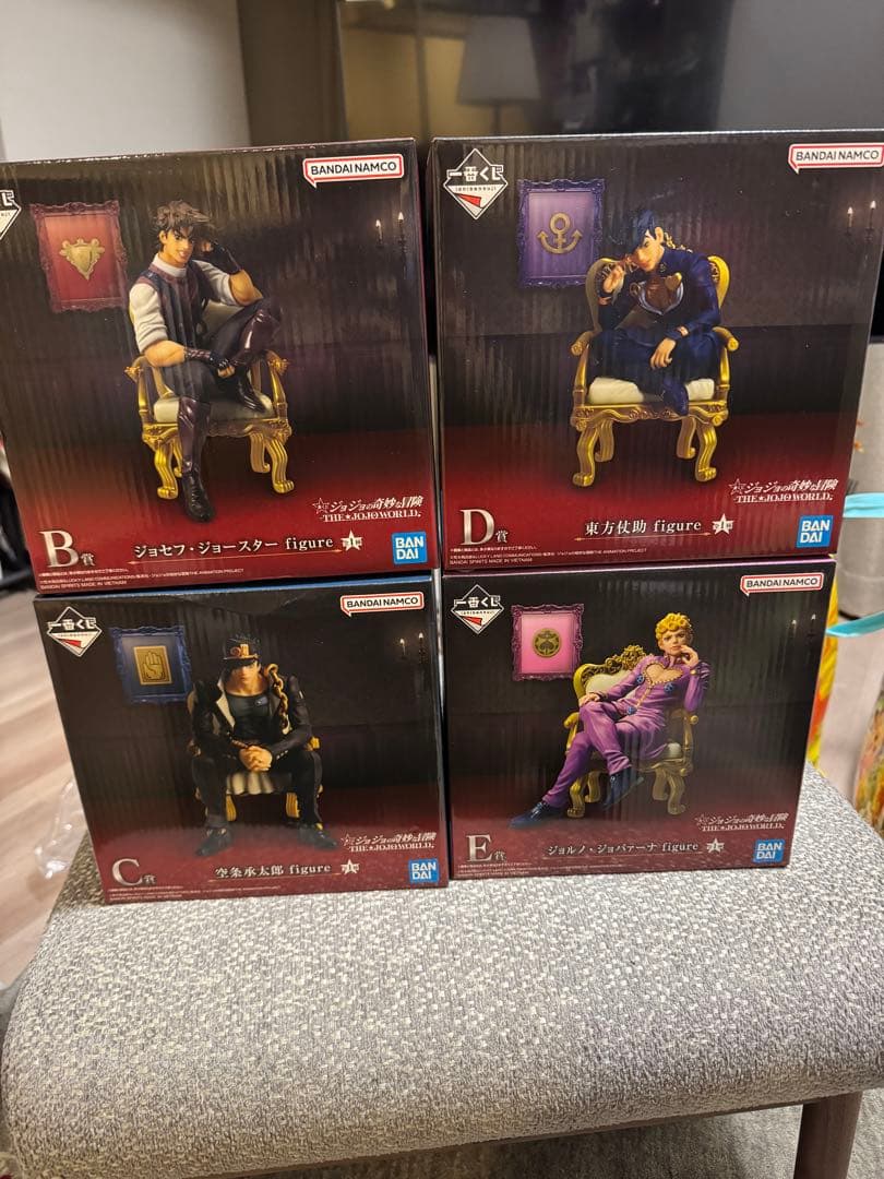 一番くじ ジョジョワールド ジョジョの奇妙な冒険 フィギュアB C D Eセット 一番くじ ジョジョの奇妙な冒険 -THE☆JOJO WORLD-｜一番くじ倶楽部