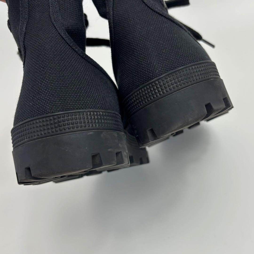 セリーヌ CELINE パタパンレースアップブーツ ブラック 37 24cm - メルカリ