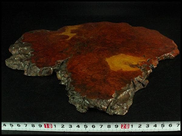 花梨 葡萄木 敷き板 39cmx34cm 自然木 時代物(K-A715)