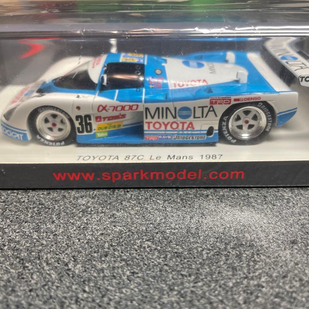 SPARK 1/43 TOYOTA 87C ルマン 1987 SPARK 1/43 TOYOTA 87C ルマン 1987 - メルカリ