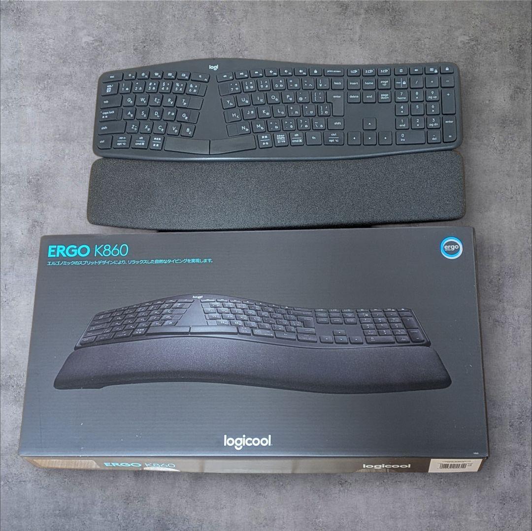 【箱あり】ロジクール ERGO K860　エルゴノミック　スプリットキーボード