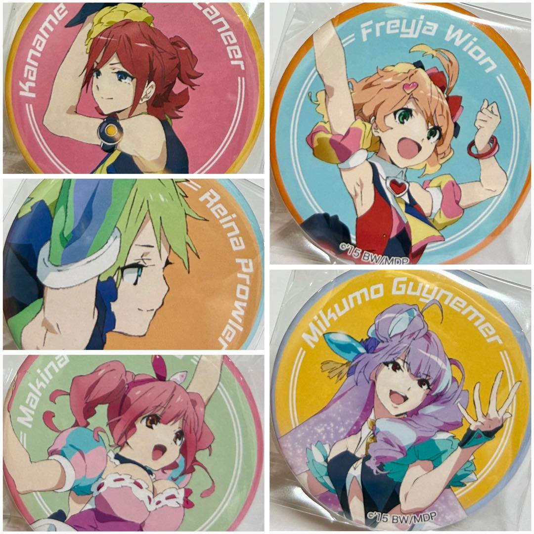 マクロス ワンダーフェスティバル2016 缶バッジ ワルキューレ　コンプセット