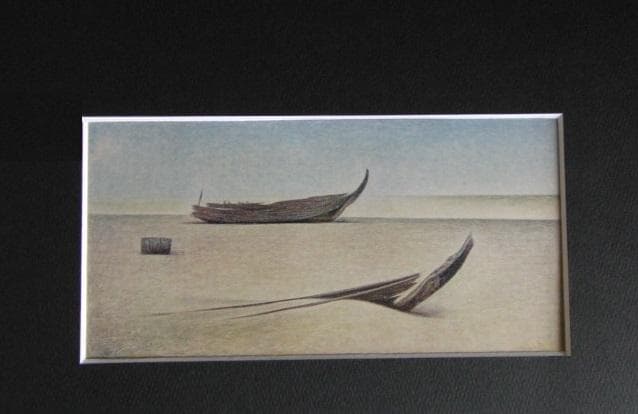 牛島憲之、【浜】、希少な大判額装用画集より、新品額装付、状態良好 2026年最新】Yahoo!オークション -牛島憲之(絵画)の中古品・新品・未