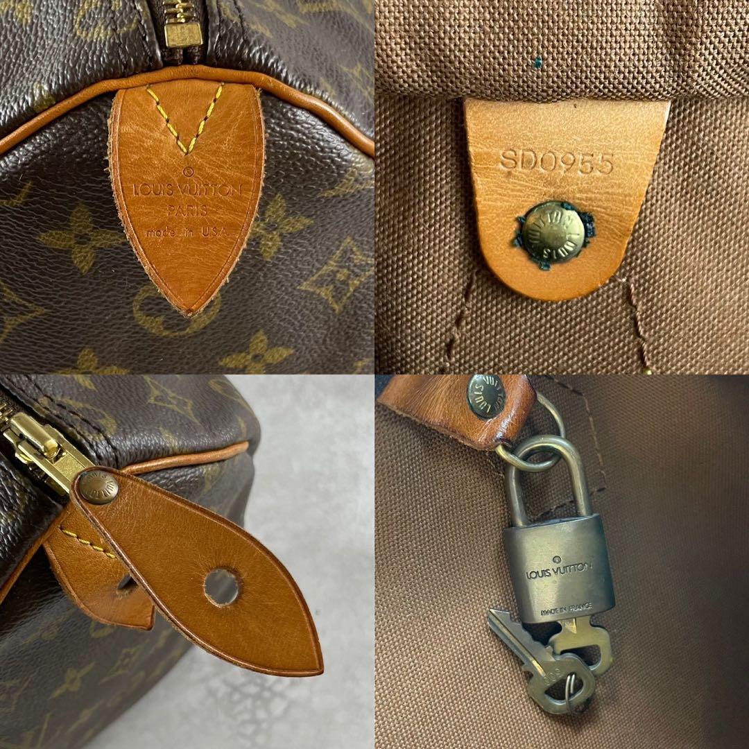 ルイヴィトン スピーディ35 モノグラム USA製 ショルダーストラップ