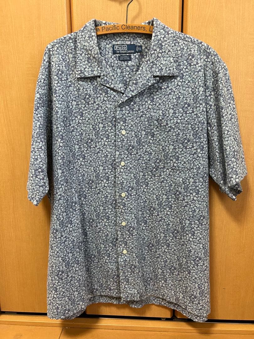 レア　90s ラルフローレンCALDWELL 花柄シャツ　XL 美品