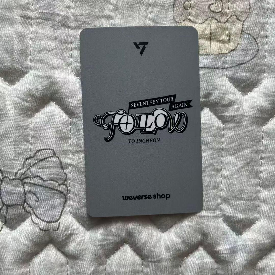 SEVENTEEN FOLLOW ソウルコン 仁川 会場限定 ウォヌ トレカ - メルカリ